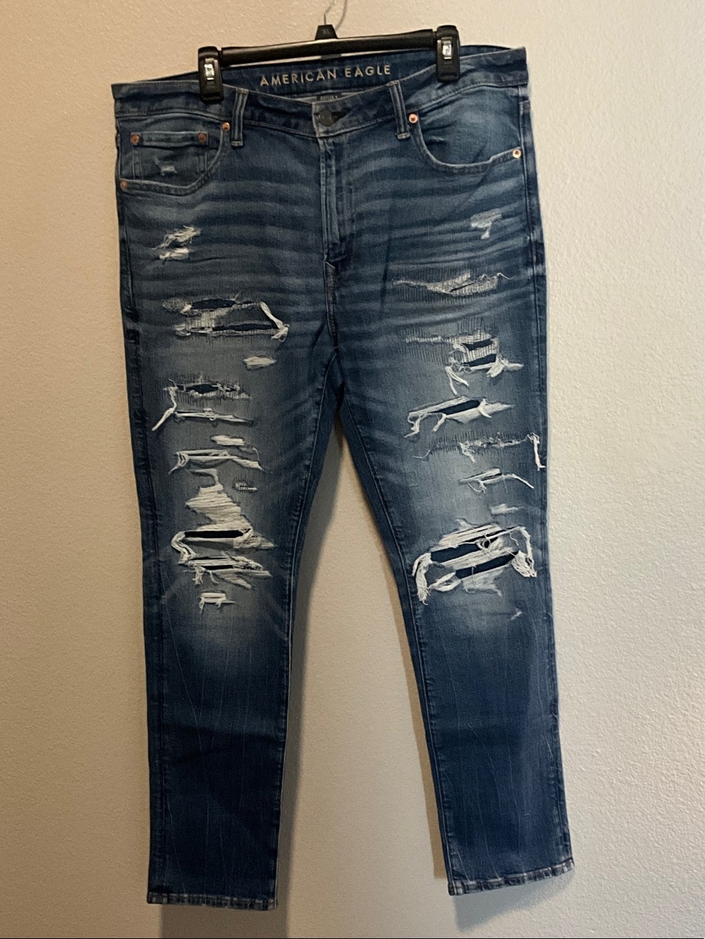 American Eagle Outfitters Men’s Light Blue Slim Jeans